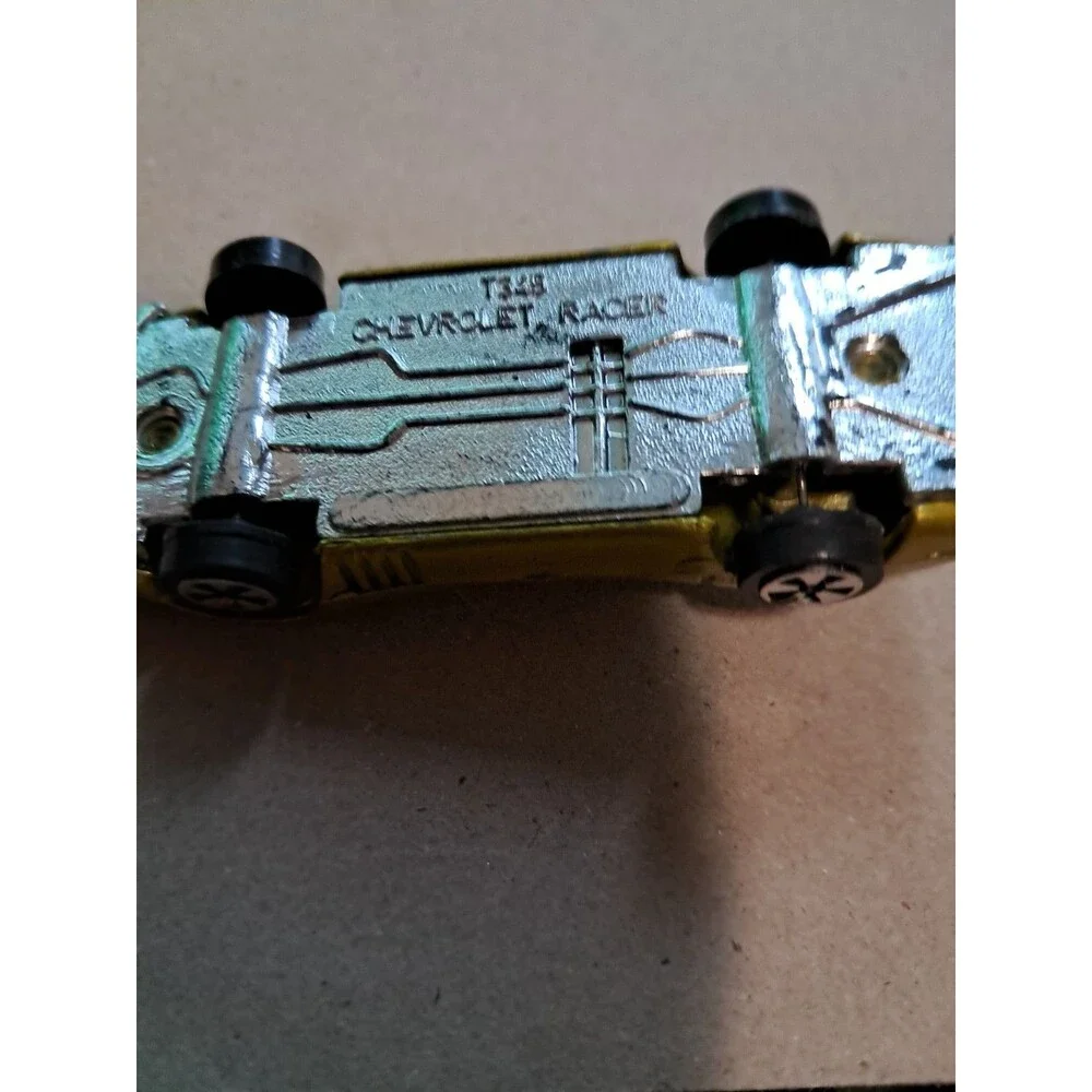 Corvette, Hong Kong, Racer, Gold, Diecast, Vintage